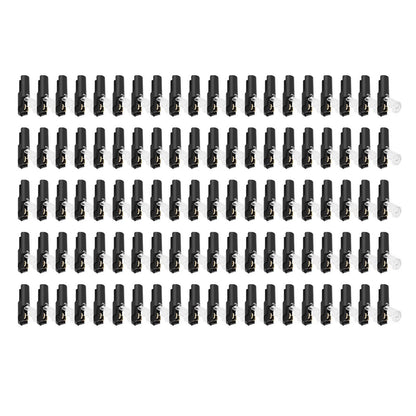 100x 1-Pin Wire Splice Connectors for Universal Use (20-22 AWG)