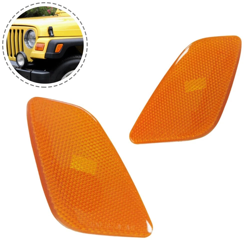 Amber Side Marker Lights for Jeep Wrangler (1997–2006)