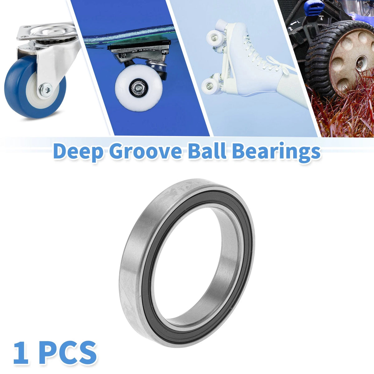 Deep Groove Ball Bearing P4 for Scooter Skateboard Wheel (30x42x7mm)