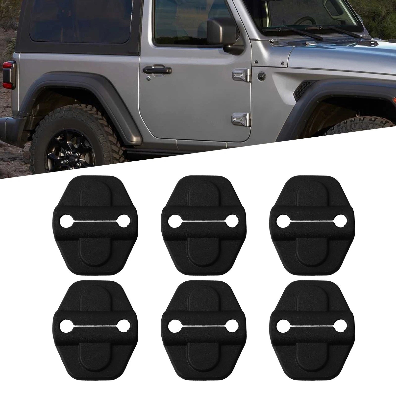 Door Lock Protector Cover for Jeep JL (2018–2023)