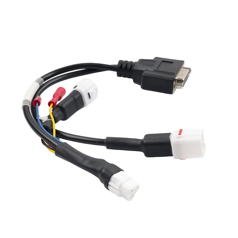 OBD2 Adapter Diagnostic Connector Cable for Yamaha 3 Pin, 4 Pin & Honda 4 Pin