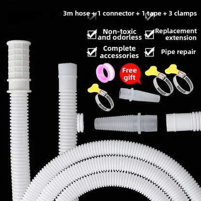 16mm ID PVC Air Conditioner Drain Pipe for (UV Stable, Weatherproof)