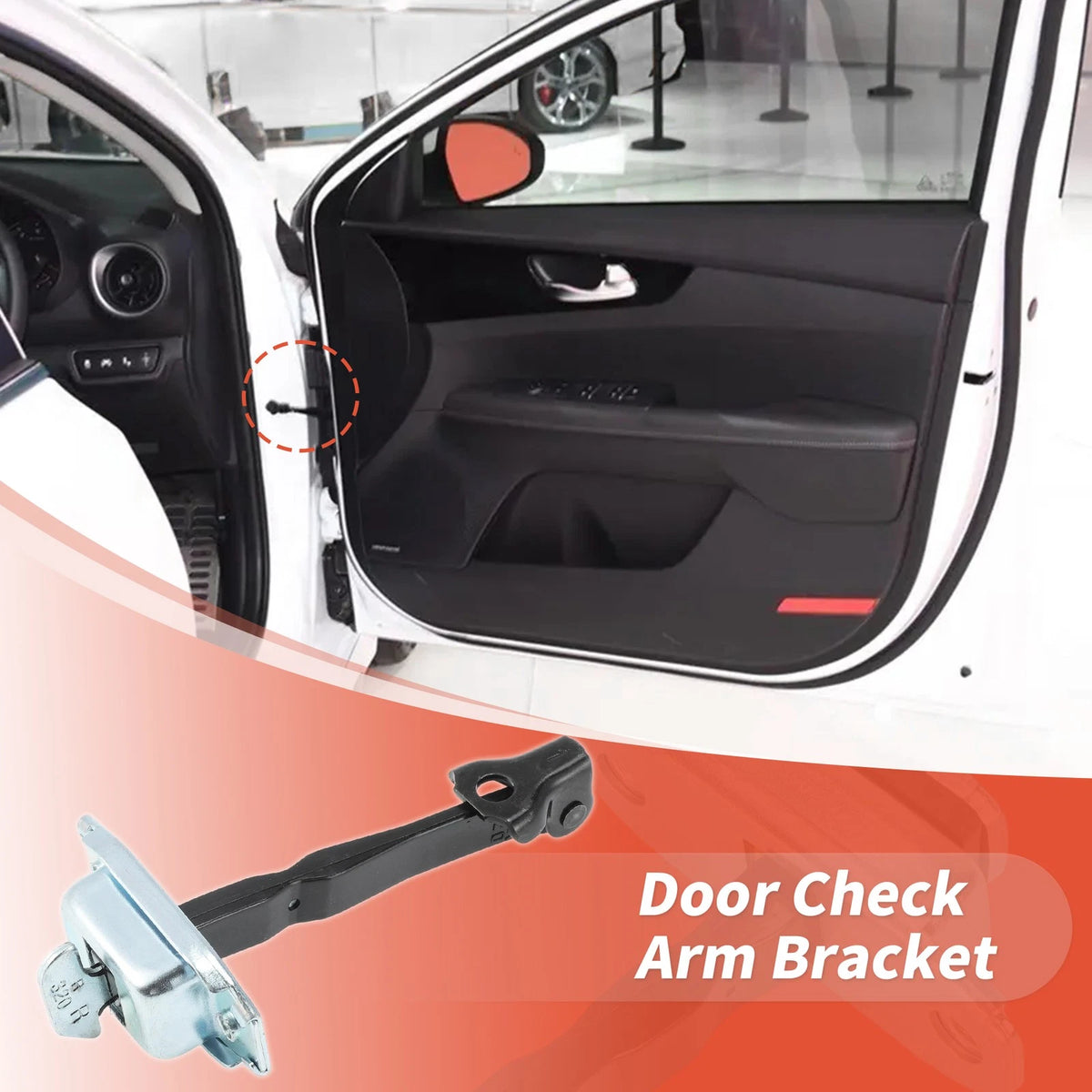 Rear Door Check Strap for Toyota Auris (2012–2018) & Corolla (2013–2019) 6863002251