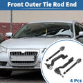 4PCS Front Inner Outer Tie Rod End Links for Chrysler 300 Dodge Charger (2006–2020)