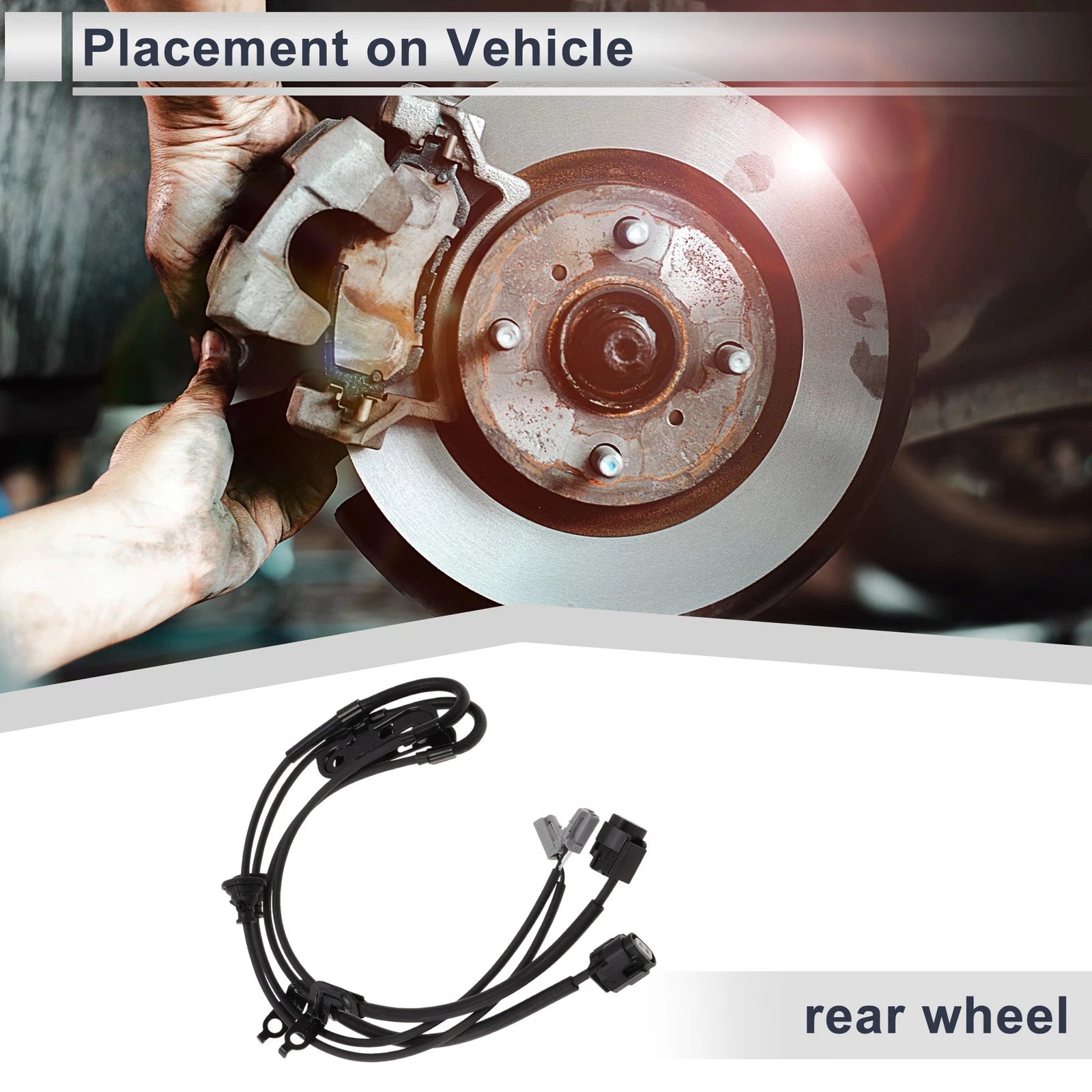 Rear Wheel Brake Pad Wear Sensor Replacement for Toyota Camry (2009–2013)