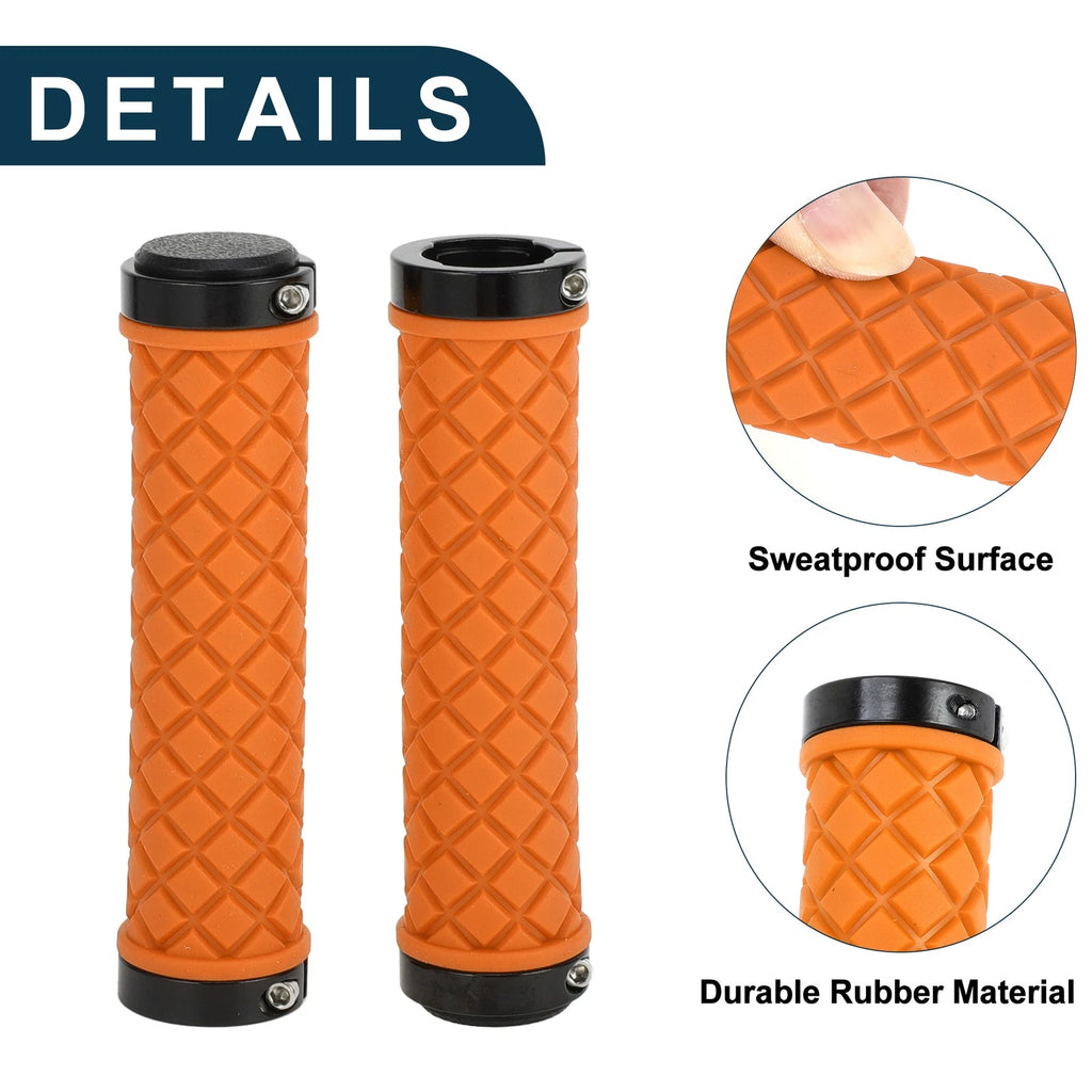 Handlebar Grip Covers 128mm Lightweight for MTB Bike End Grips Protector Set
