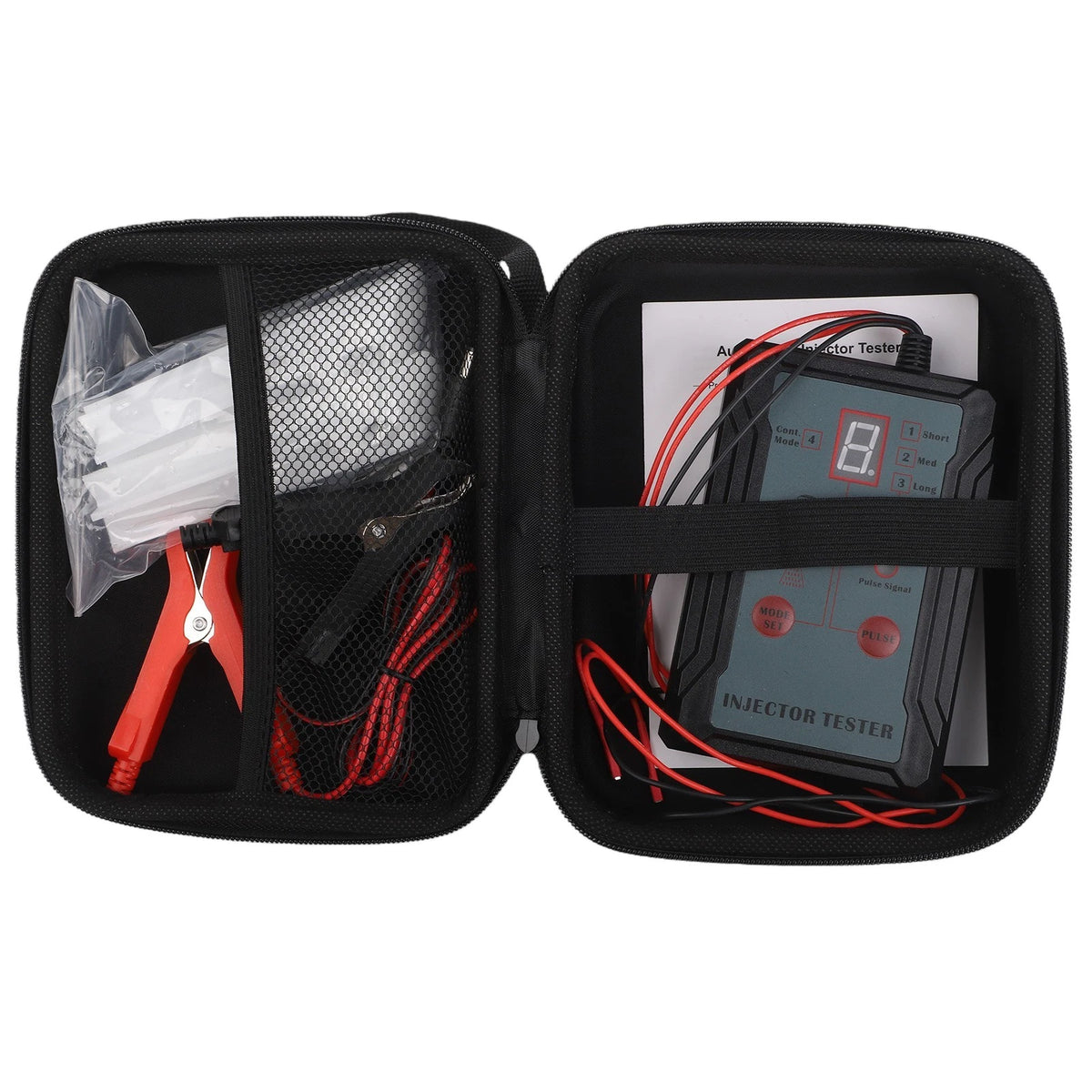 Fuel Injector Tester with Dual Channel Operation & 2 Adapters
