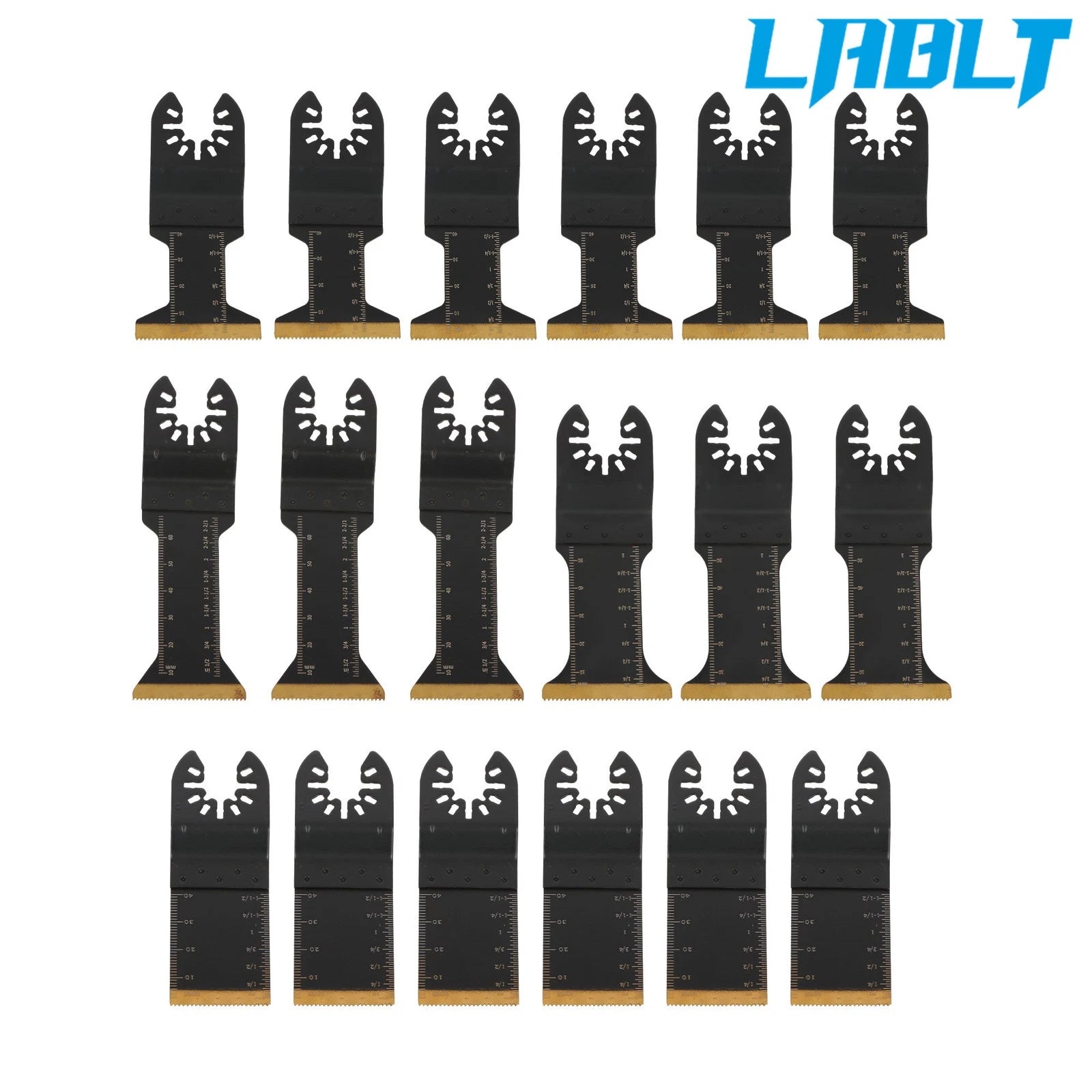 18 PCS Oscillating Tool Blades for Universal Use (Compatible with )