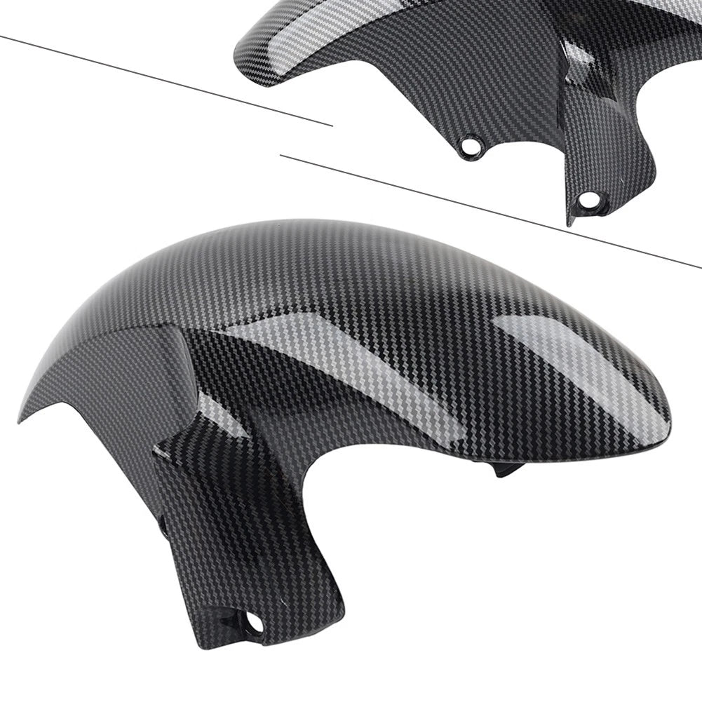 Front Tire Mudguard Hugger Carbon Fiber Pattern For Yamaha YZF R6 2006-2016