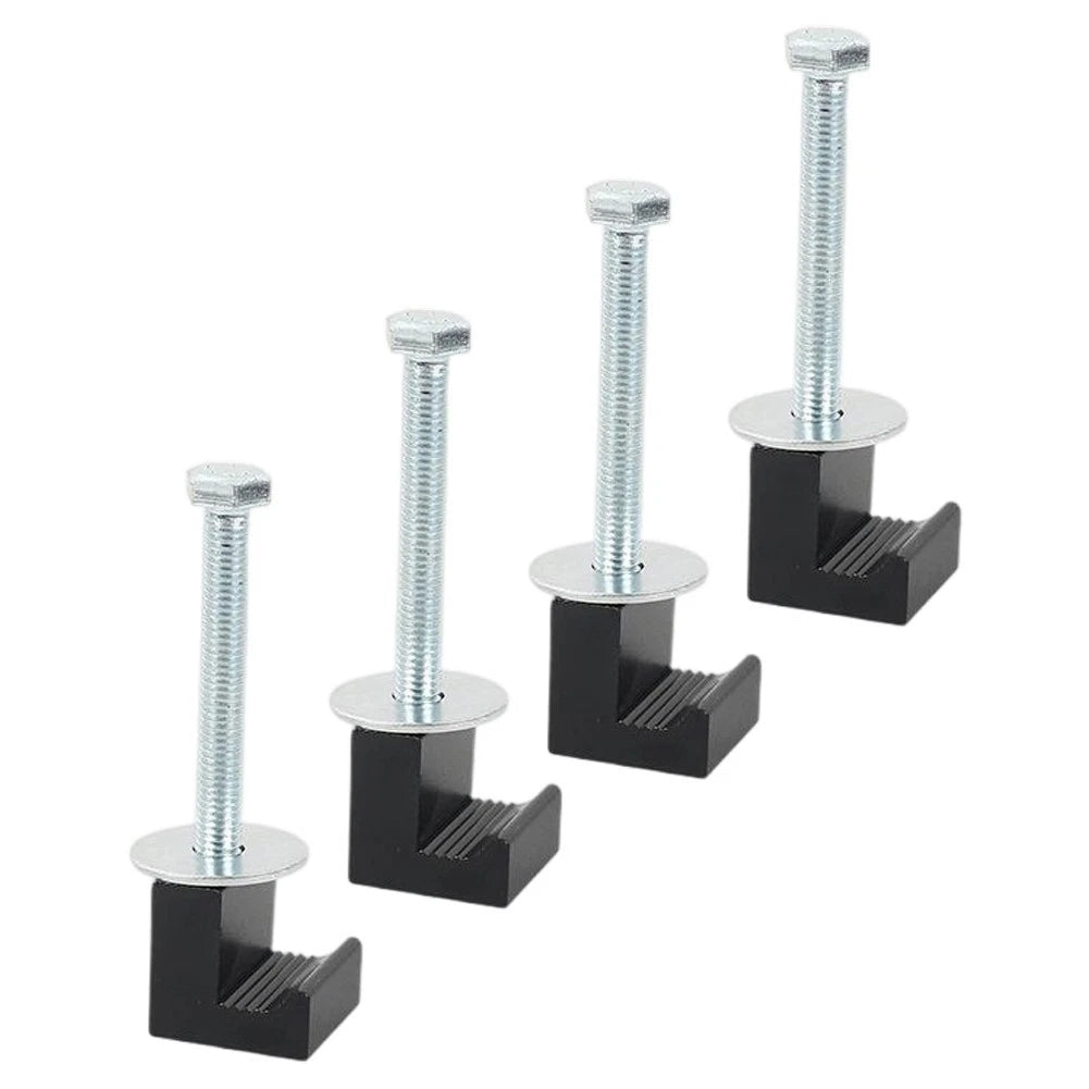 Aluminum Alloy J-Type Clip for Securing Car Toolbox to Trunk or Cargo Area