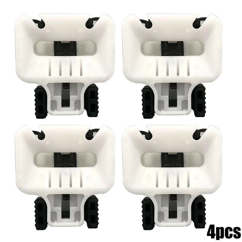 Rear Seat Clips for Honda (Nylon, White)