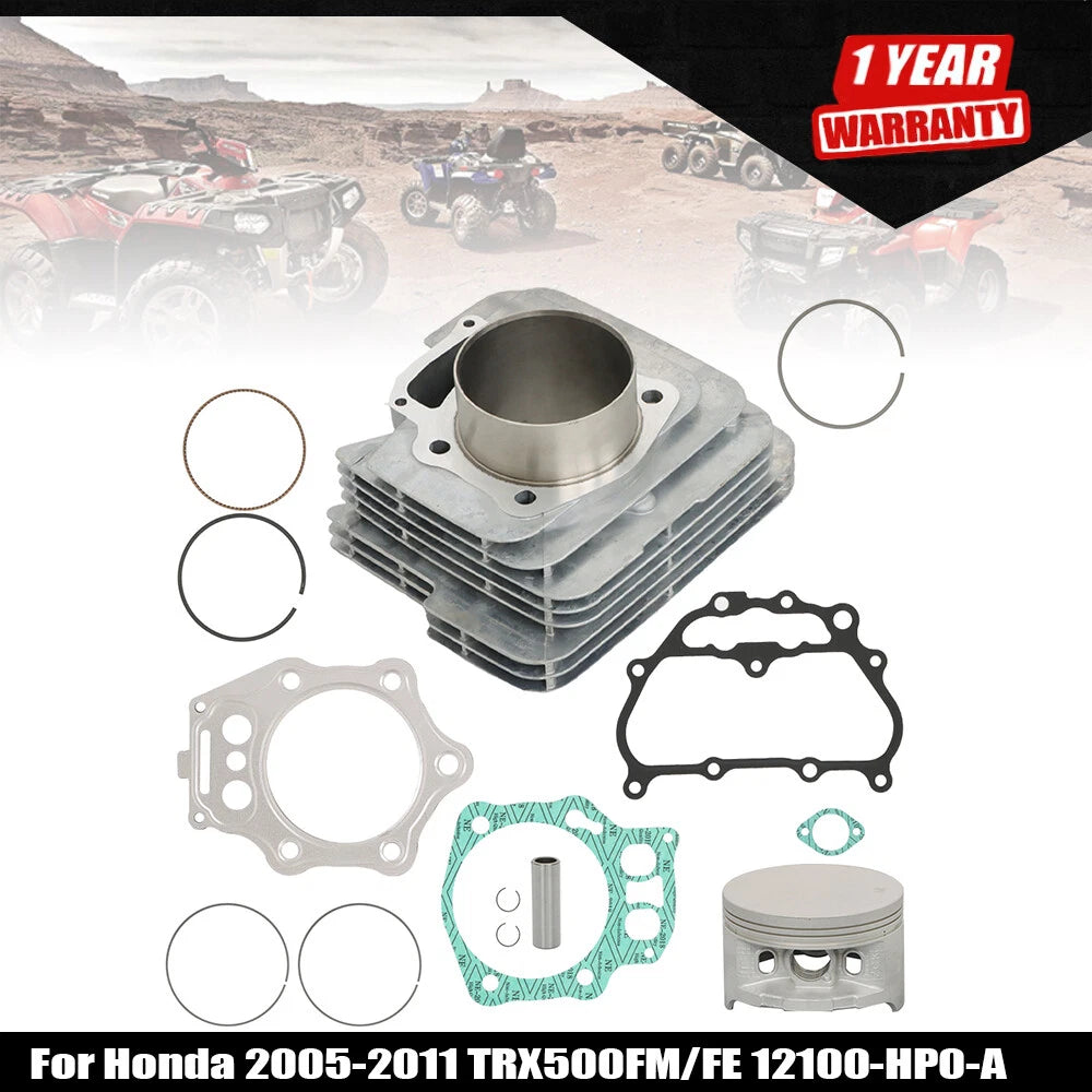 Top End Rebuild Kit Cylinder Piston for Honda TRX500FM/FE (2005–2011) 12100-HP0-A