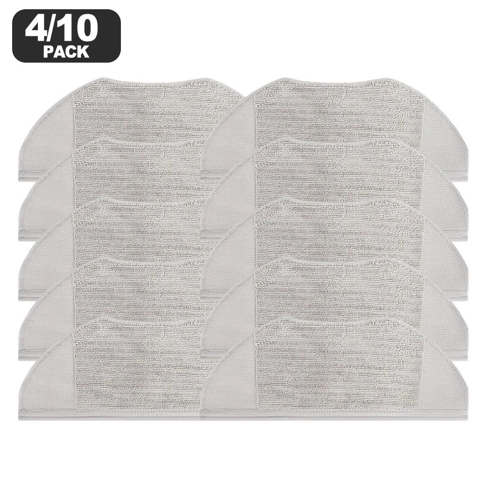 Mop Pad Microfiber Cloths for Mopping Floors (Machine Washable, Reusable)