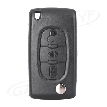 3X Folding Key Shell Case for Citroen C4 C5 C6 C8 Xsara Picasso