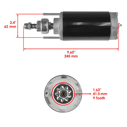 Starter Motor Replacement for Mercury Outboard Sport Jet 120 HP (1995–2000)