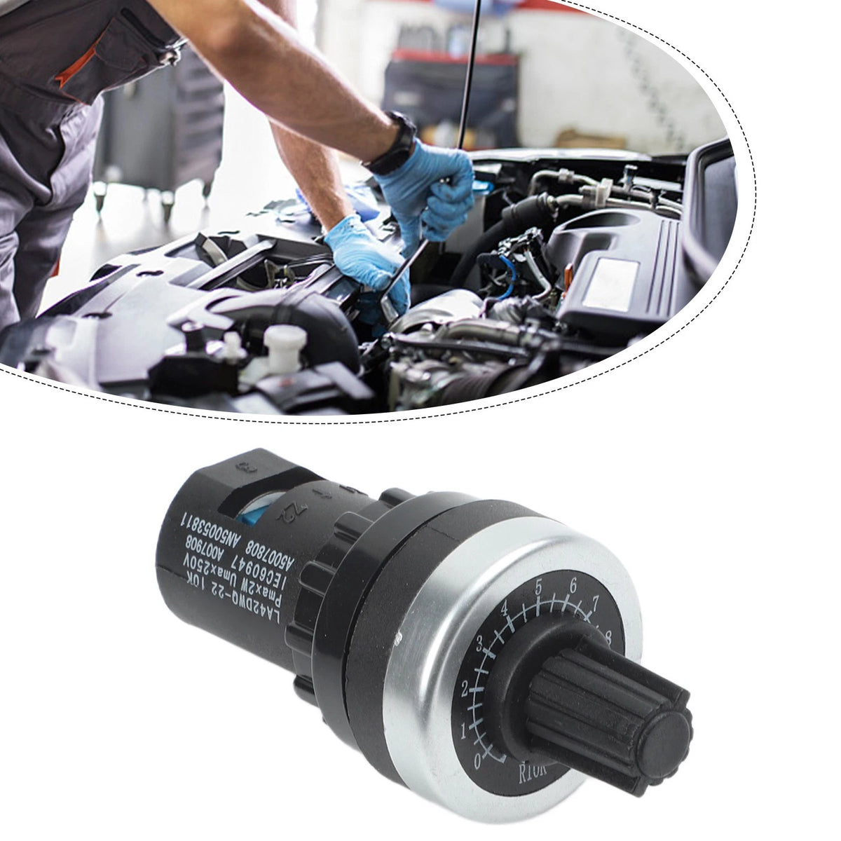 Automotive Sensor Signal Simulator with Screw Terminal and Rotary for dial
