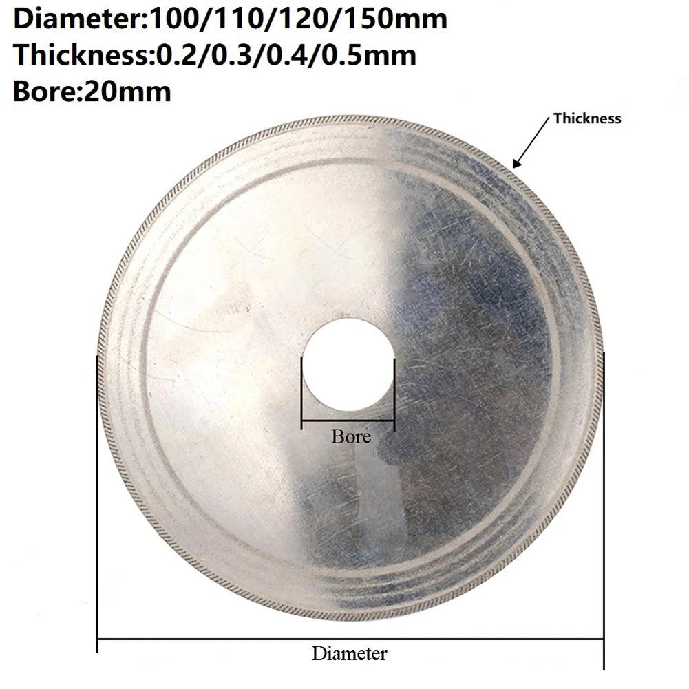 Diamond Saw Blade for Lapidary Stone Arbor Tools (Jewelry Making)