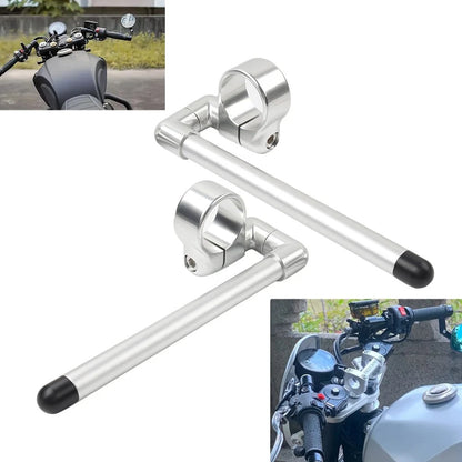 51MM Cafe Racer Clip-On Handlebar for Universal Motorcycles (7/8")