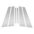 Door Pillar Window Trim Set for BMW 7-Series (2009–2017) Silver Tone