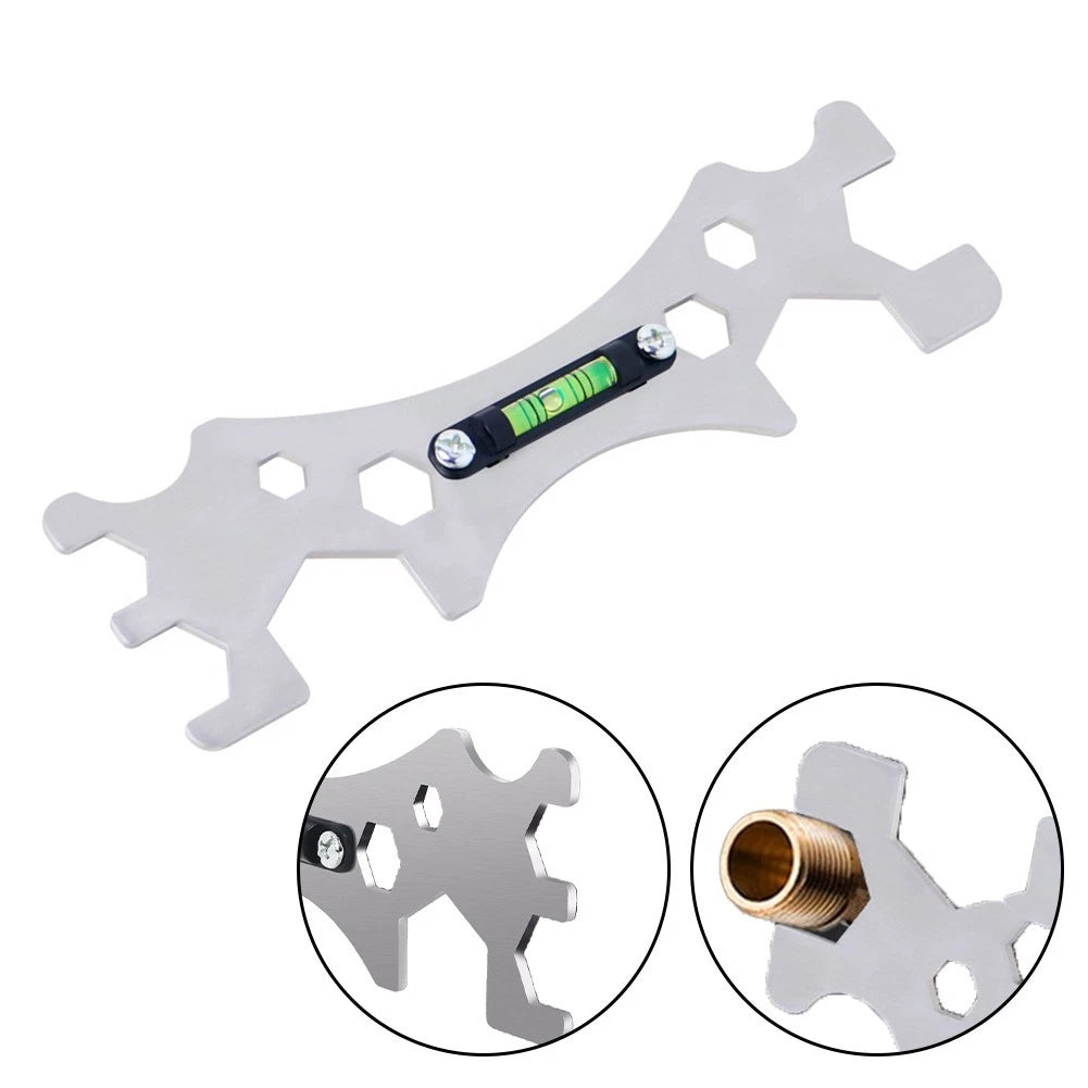 Adjustable Shower Wrench Tool for Wide Compatibility with Hex Screws