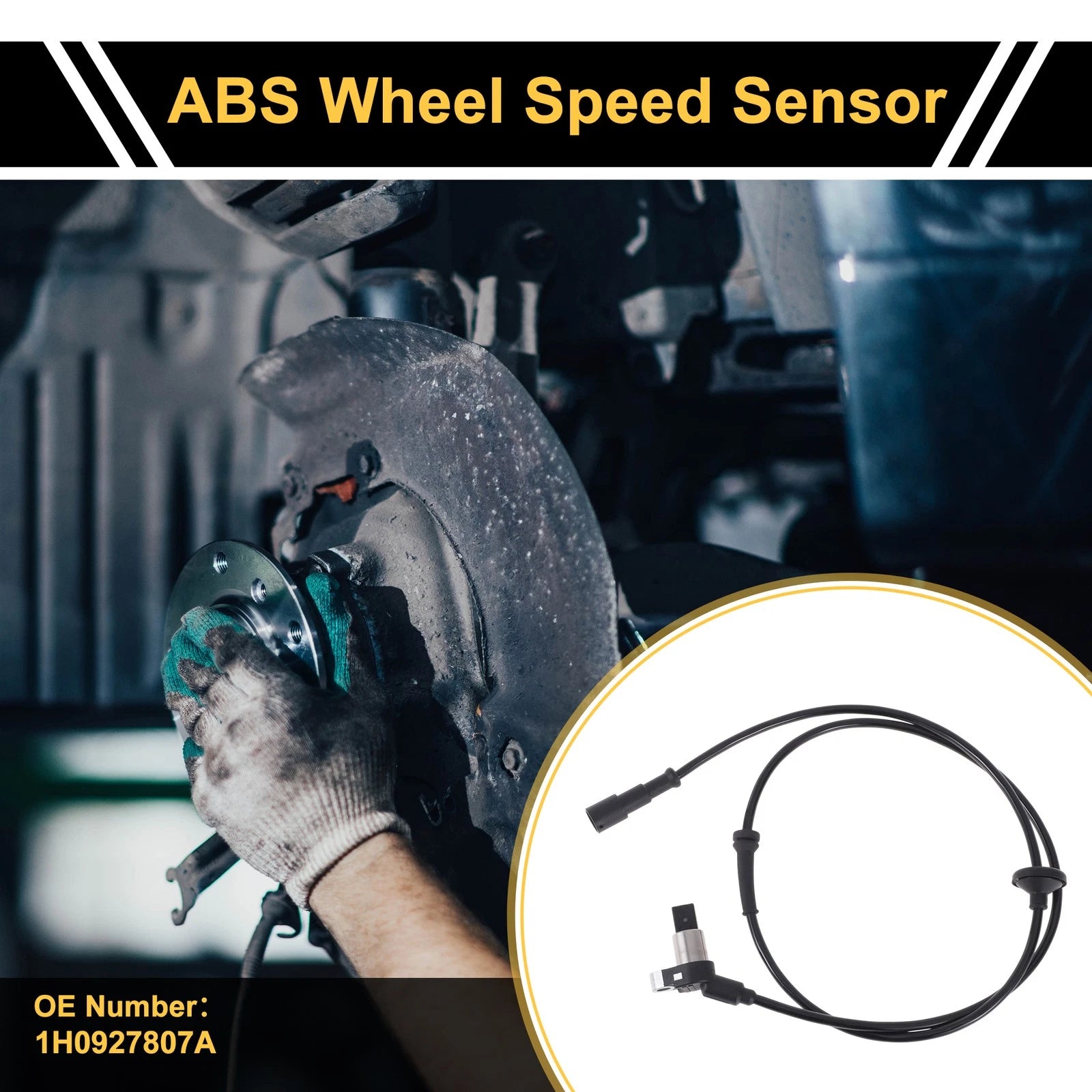 ABS Wheel Speed Sensor Front for Volkswagen Golf (1992–1995)
