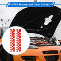 Heart Pattern Car Bumper Sticker Decal for All Makes and Models (1997–2023)