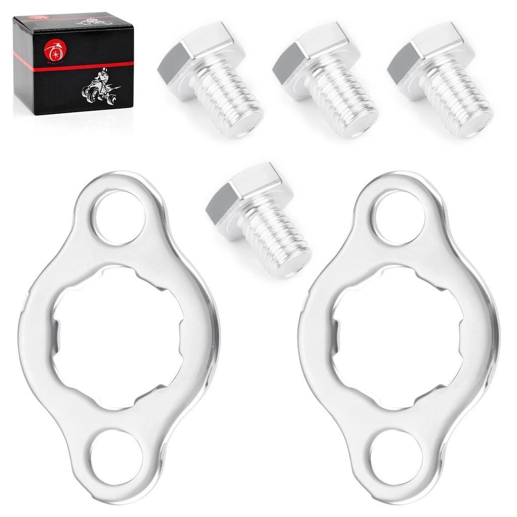 2X Engine Front Sprocket Retainer Plate with Bolts for Honda XR75 (1973–1978)