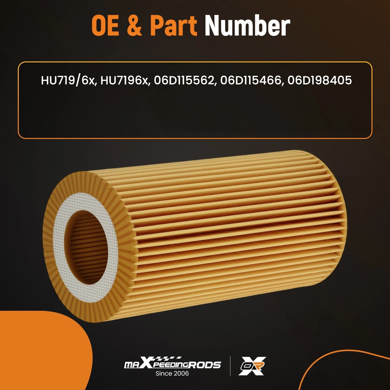Engine Oil Filter Set for VW Beetle, Passat 2.5L (2005–2014)