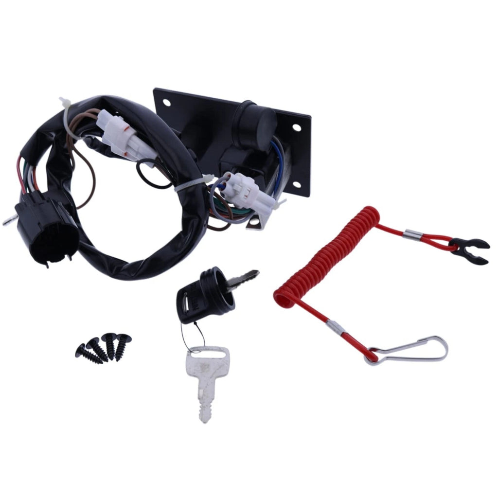 Ignition Key Switch Panel Assembly for Suzuki Outboard (37100-96J24)