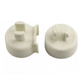 2X Tailgate Bushing for Chevrolet Avalanche (2007–2013) White Plastic