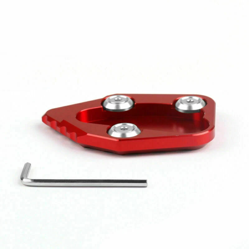 Kickstand Side Stand Support Plate Pad for Honda CBR1000RR (2008–2016) Red T9