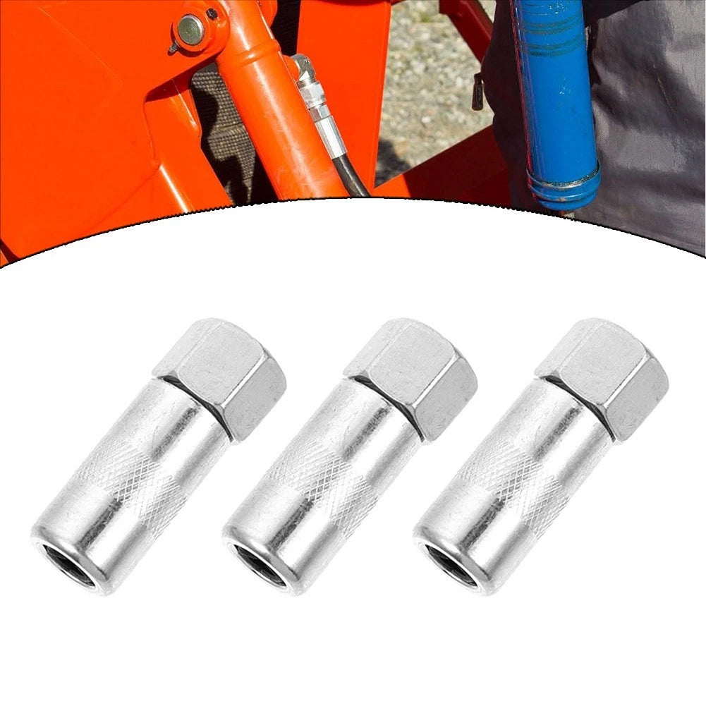 3X Grease Gun Couplers Replacement Tips - Rust Resistant