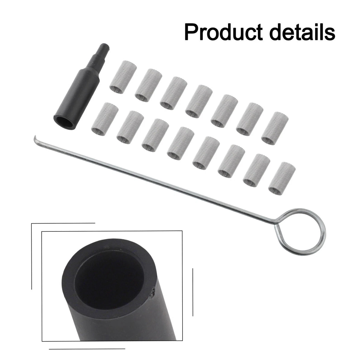 17-Piece Heater Glow Pin Filter and Hook Tool Set for Car and Truck Systems