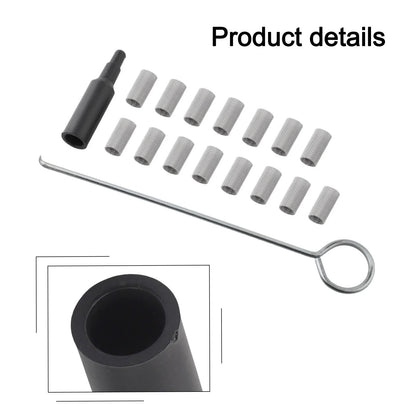 17-Piece Heater Glow Pin Filter and Hook Tool Set for Car and Truck Systems