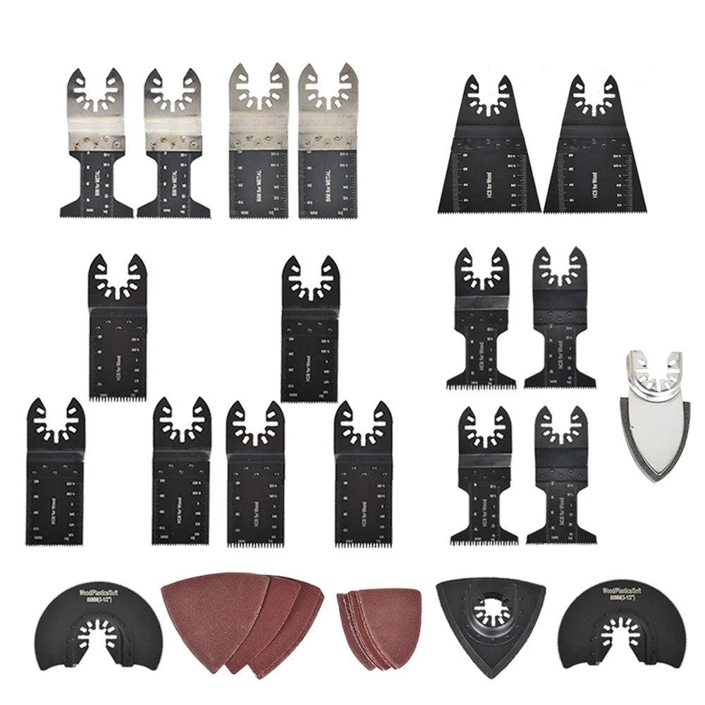 40Pcs Oscillating Tool Accessories Kit for Universal Multitool