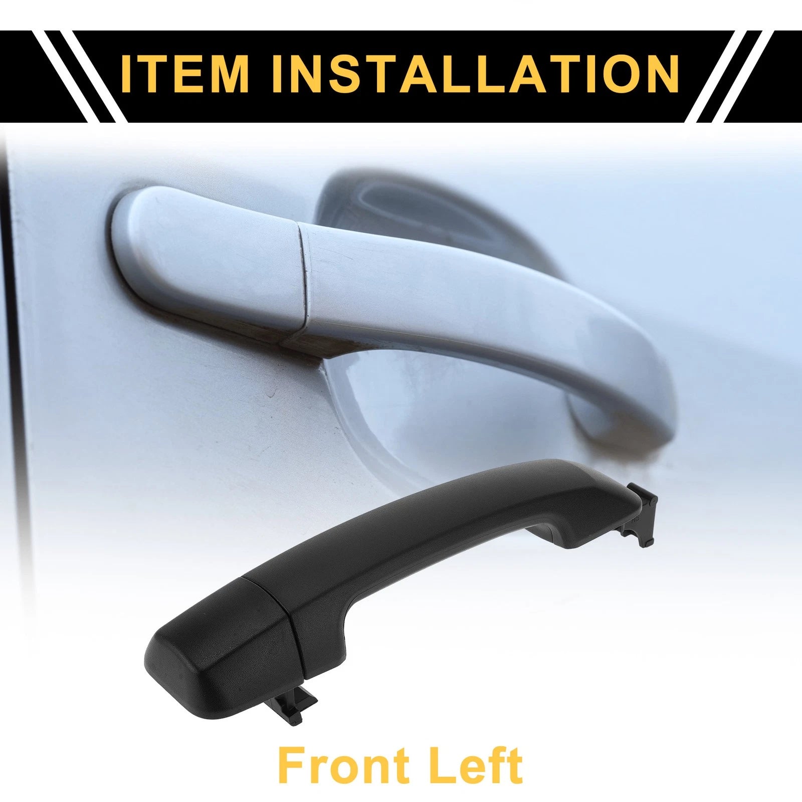 Front Left Exterior Door Handle Replacement for Toyota Tundra (2007–2020)