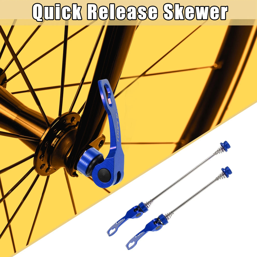 Quick Release Axles Front Rear Pair for MTB Bicycle Wheel Hub (2010–2018)