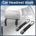 2 Pcs Universal Car Seat Headrest Hook for Hanging Purses (Black)