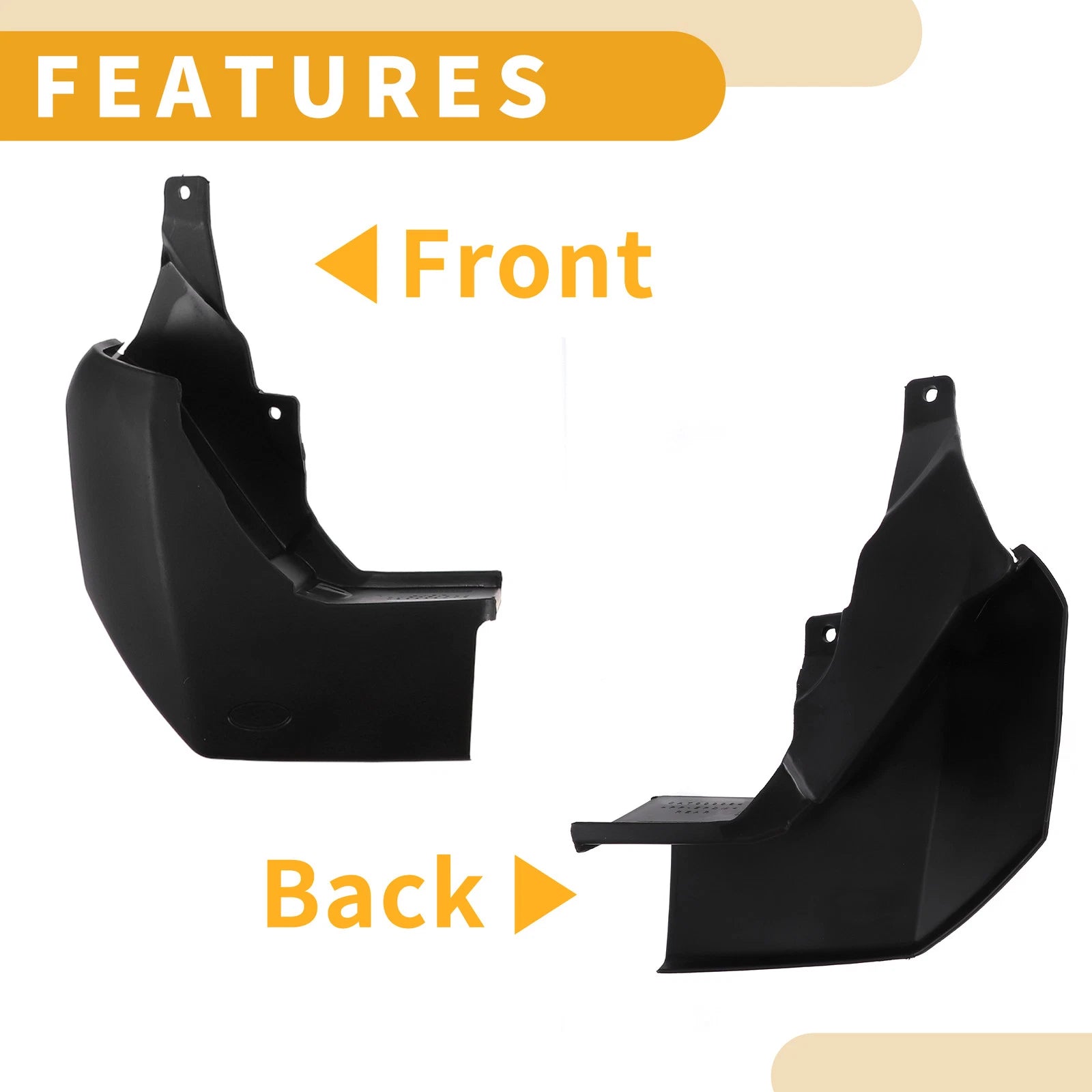 Mud Flap Splash Guard Set for Land Rover Discovery (2009–2016)