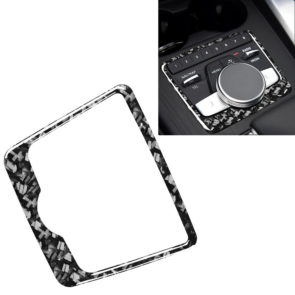 Console multimedia panel frame cover trim for Audi A4 B9 A5 S4 S5 (2016–2023)