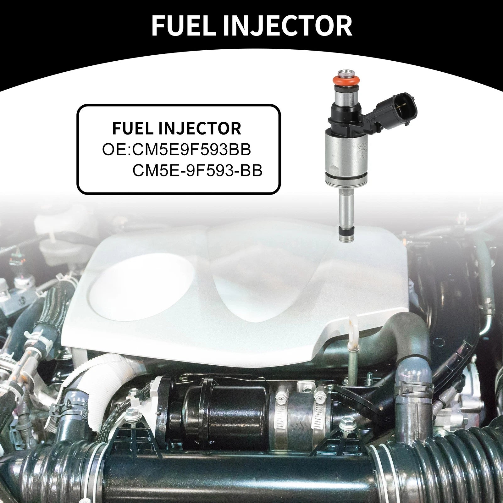 Fuel Injector No.CP9Z-9F593-B for Ford Focus (2012–2018) 2.0L