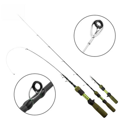 Telescopic Fishing Rod for Adjustable Design with Comfortable Grip Handle