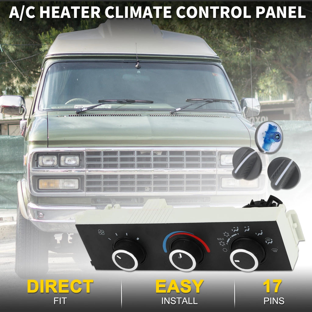 HVAC A/C Heater Climate Control Switch Replacement for Chevrolet Astro (1996–2005)