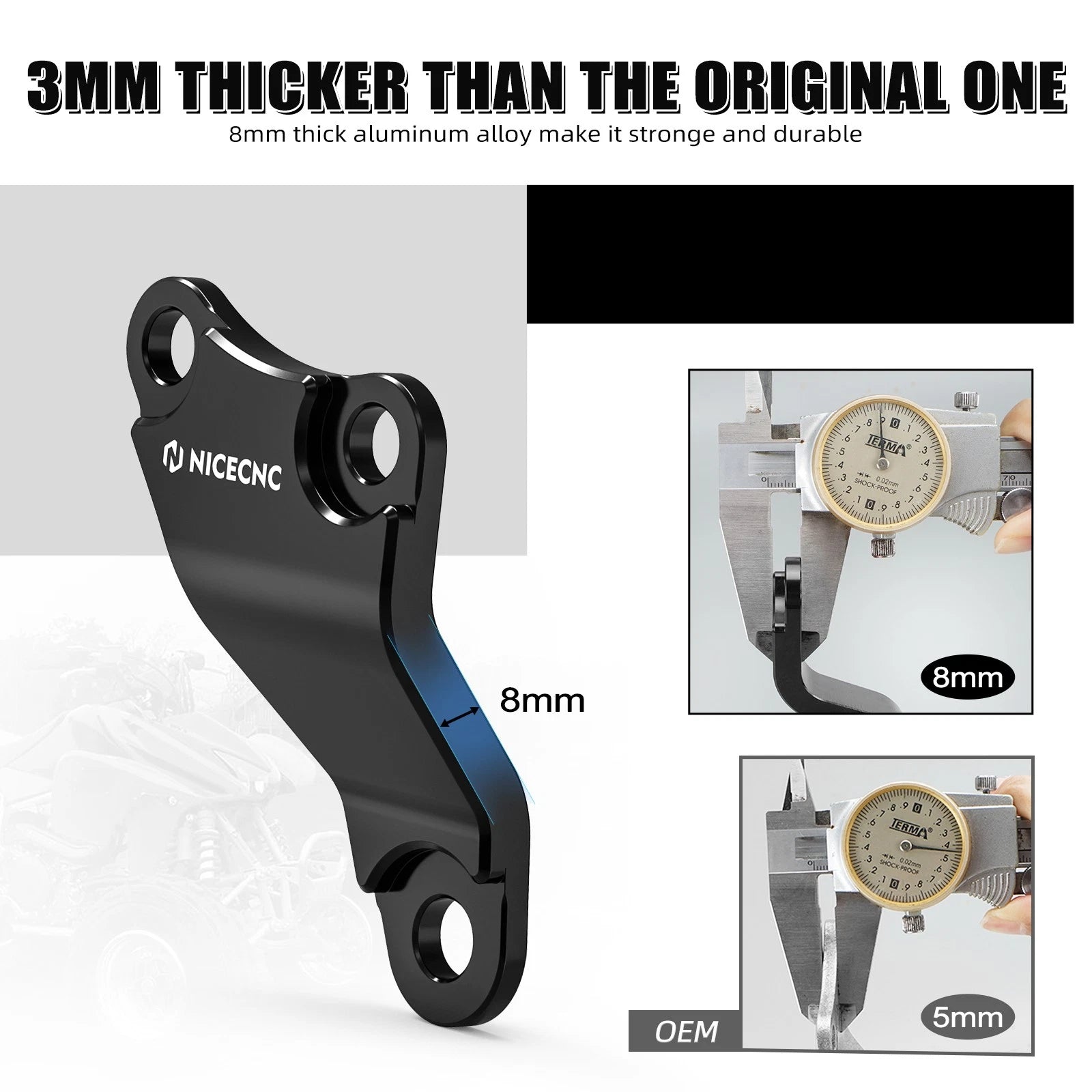 2X Engine Mount Brackets for Honda TRX450ER (2006–2014)