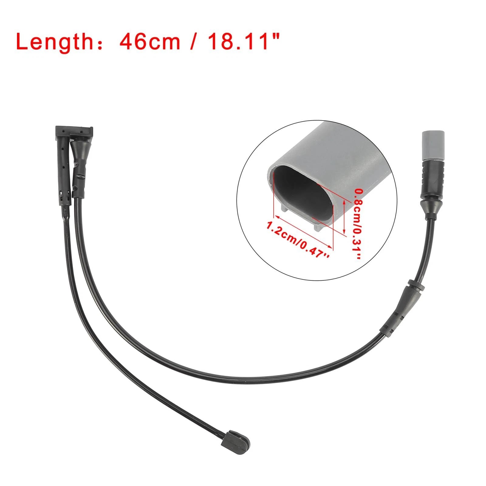 Front Brake Pad Wear Sensor 2PCS for BMW and Mini Cooper (2005–2014)