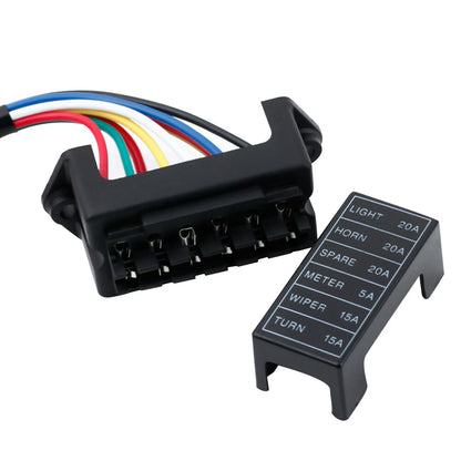 6-Way Fuse Box Holder for ATC ATO L5V1 (Compatible with )