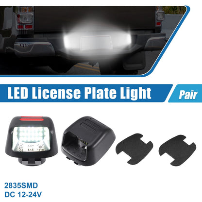 1 Pair LED License Plate Light Assembly 2835SMD for Nissan Frontier (2015–2023)