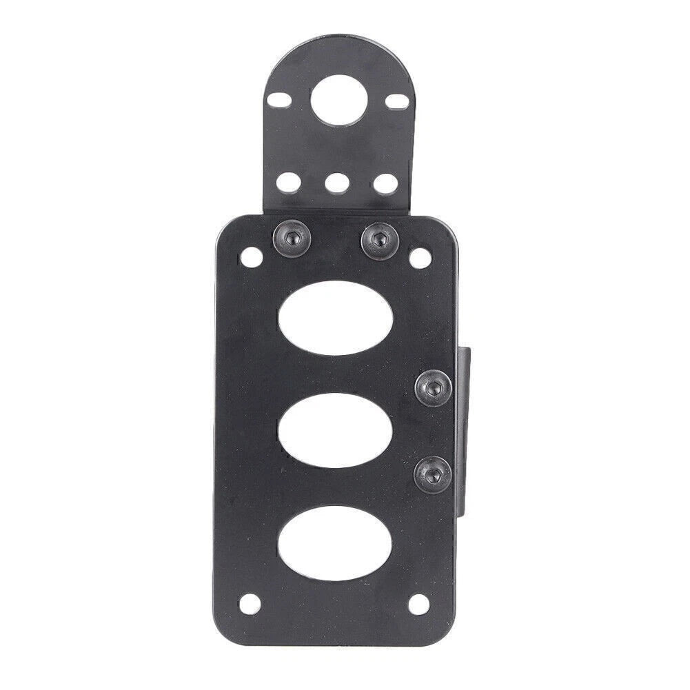 Side Mount License Plate Bracket for Harley 3/4" & 20mm Axles (No Light)