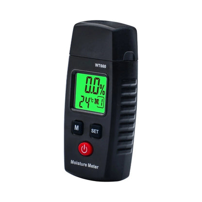 Digital Hygrometer for Wood Moisture Measurement (Lumber, Drywall)