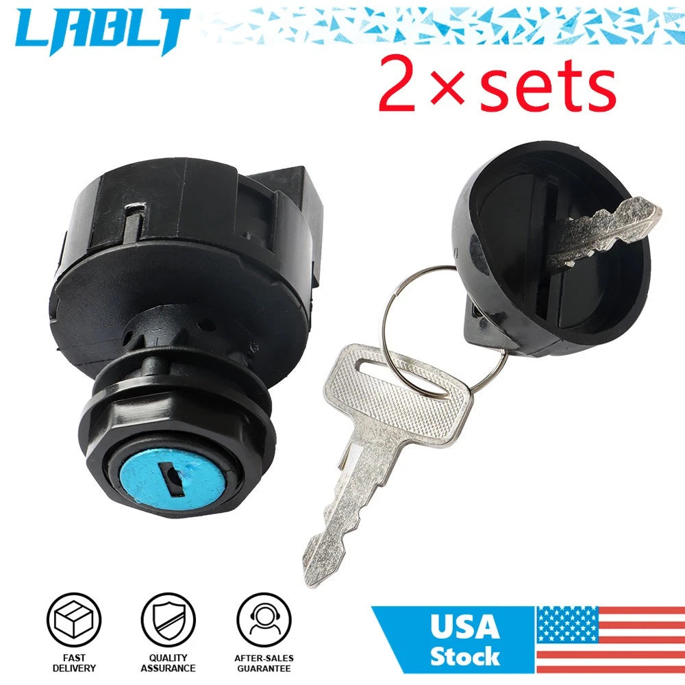 2X Ignition Key Switch for Polaris Hawkeye 300 325 400 (2006–2014)